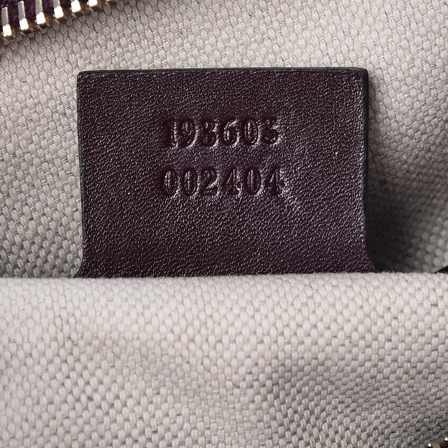 Gucci Imprime Monogram Medium Boston Bordeaux 7 of 7