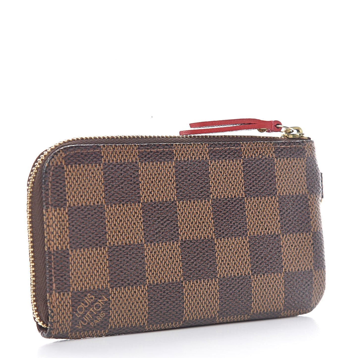 Damier Ebene Complice Trunks and Bags Key Pouch Red