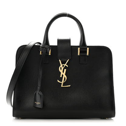 Saint Laurent Calfskin Monogram Baby Cabas Black 1 of 11