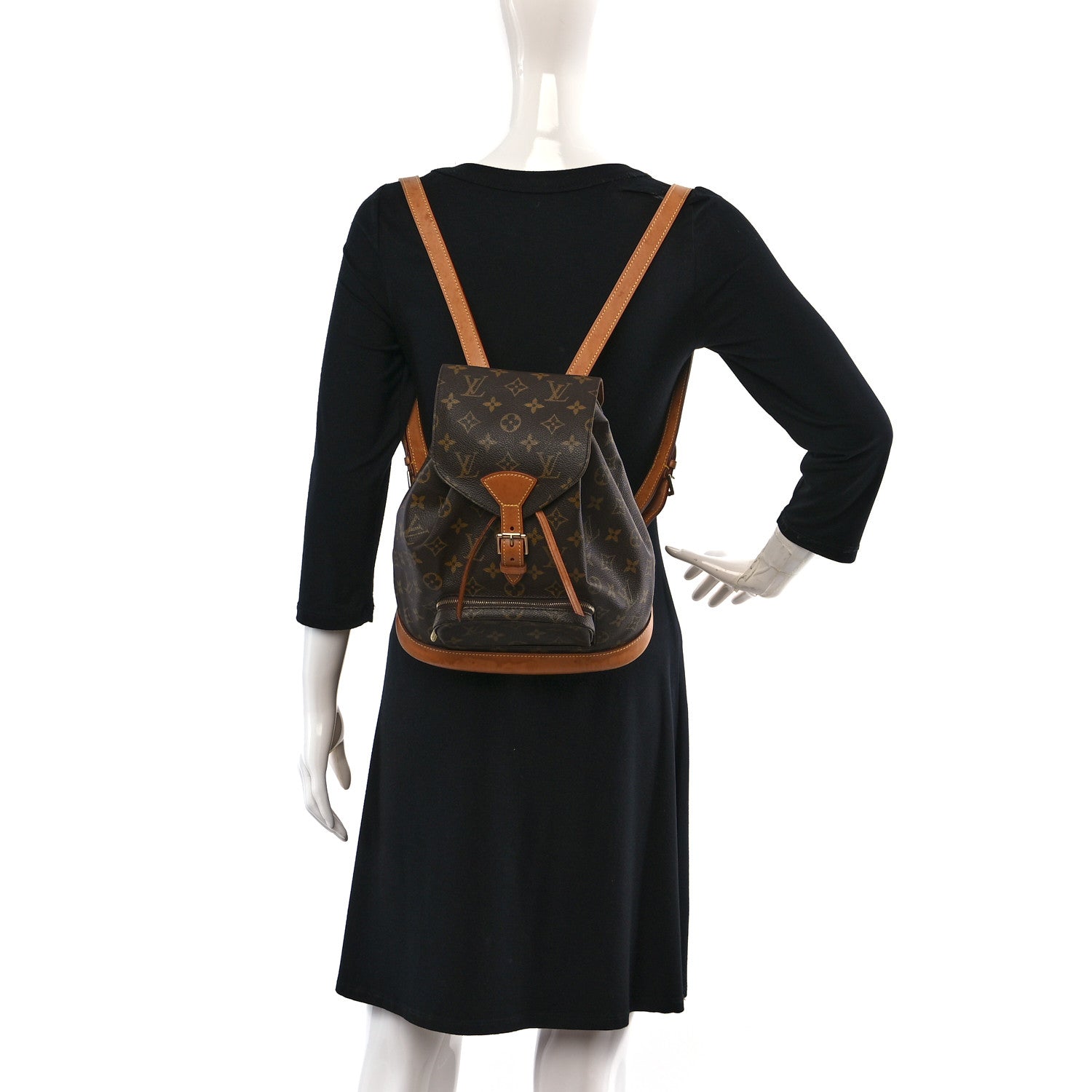 Louis Vuitton Monogram Montsouris MM Backpack 2 of 12