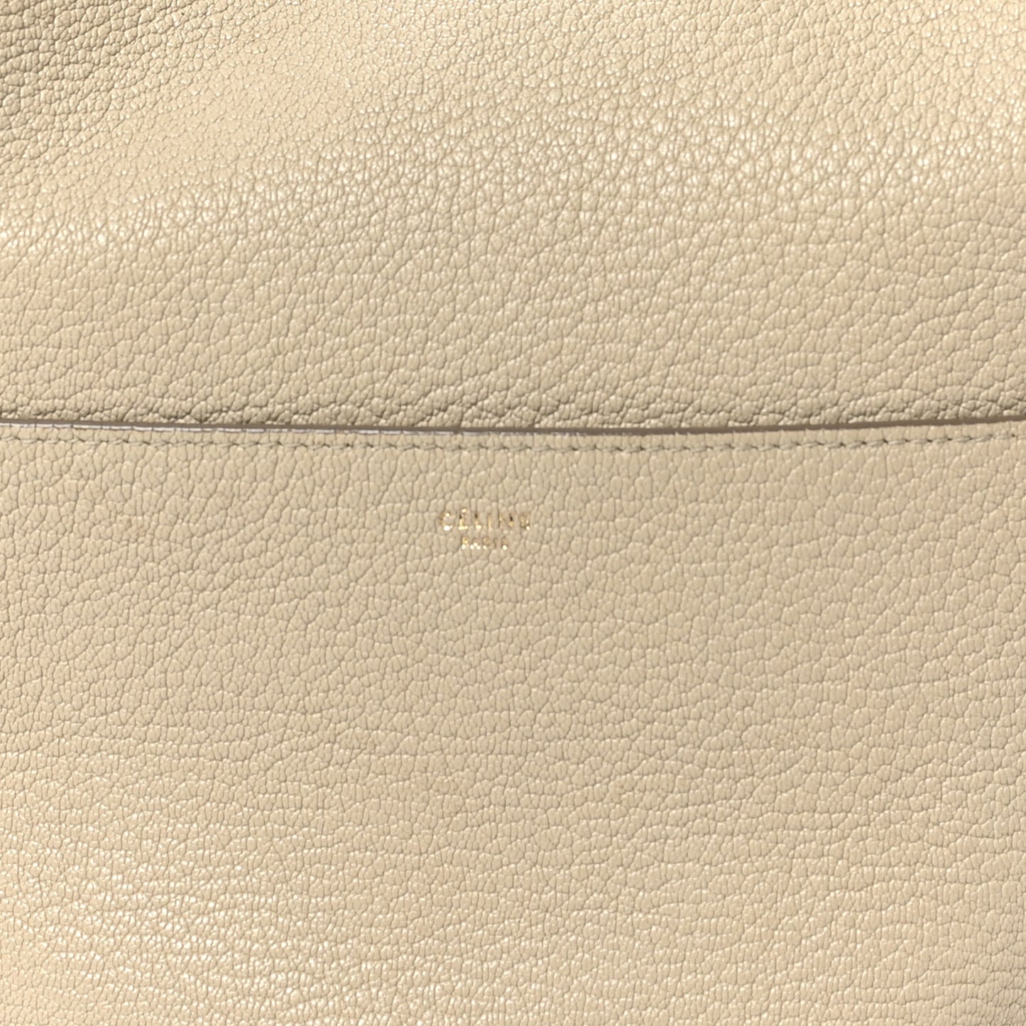 Goatskin Sangle Bucket Bag Dune
