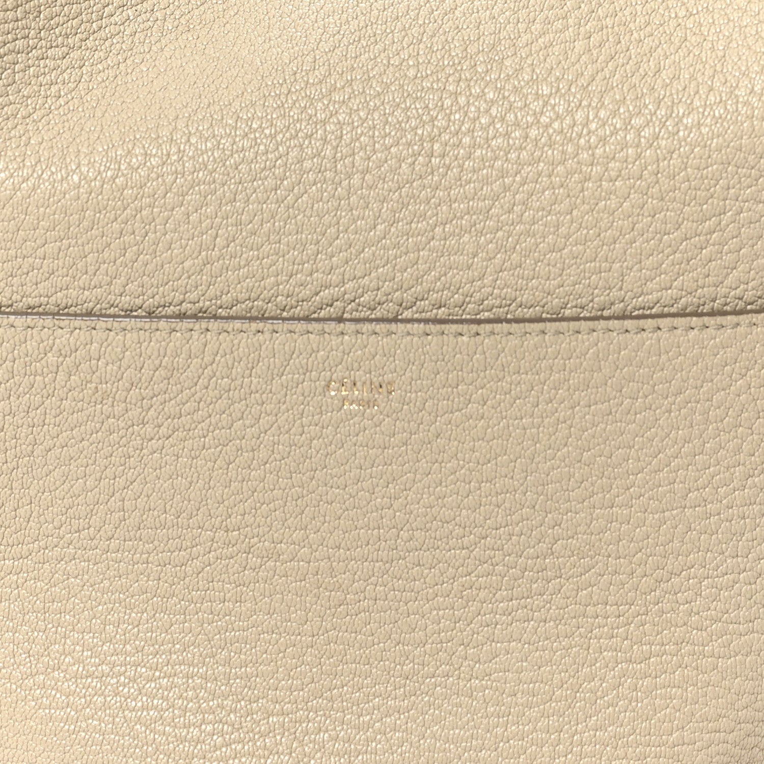 Celine Goatskin Sangle Bucket Bag Dune 6 of 10