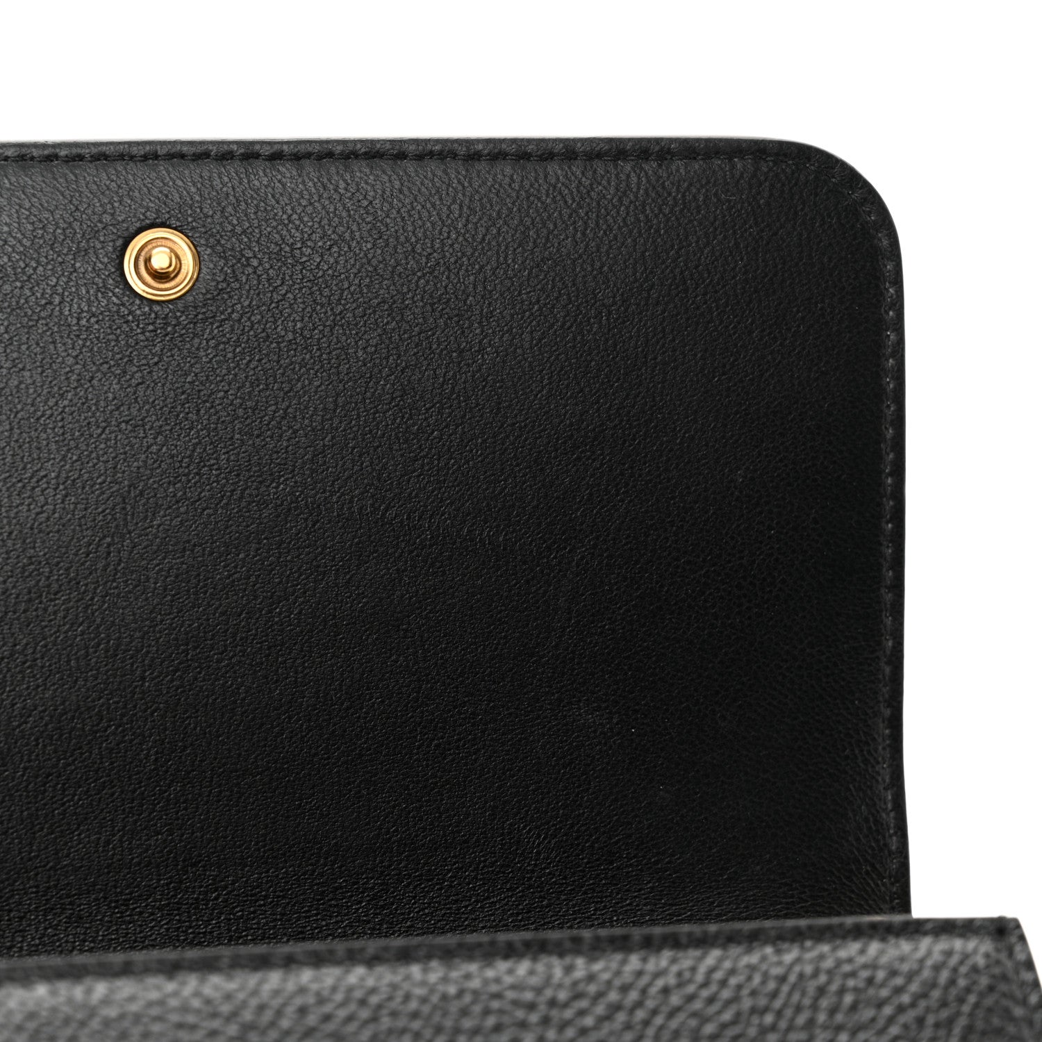 Balenciaga Grained Calfskin Logo Cash Phone Holder Wallet On Chain Black White 11 of 11