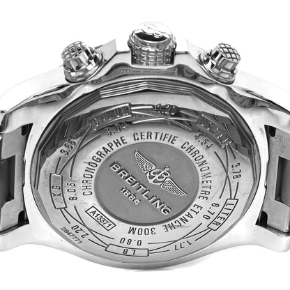 Breitling Stainless Steel 48mm Super Avenger II Automatic Watch Volcano Black A13371 4 of 5