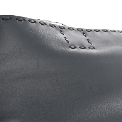 Fendi Cuoio Roma Sellerissima Nappa Sintetica Tape Stitch Mini Baguette Tempesta 13 of 13