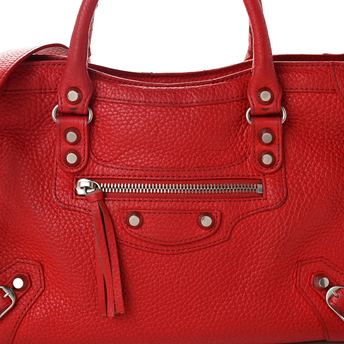 Vibrato Calfskin Classic Silver Hardware S City Rouge Cerise
