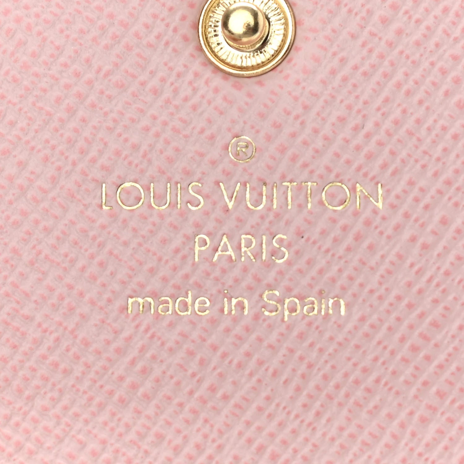 Louis Vuitton Damier Azur Rosalie Coin Purse Rose Ballerine 5 of 6