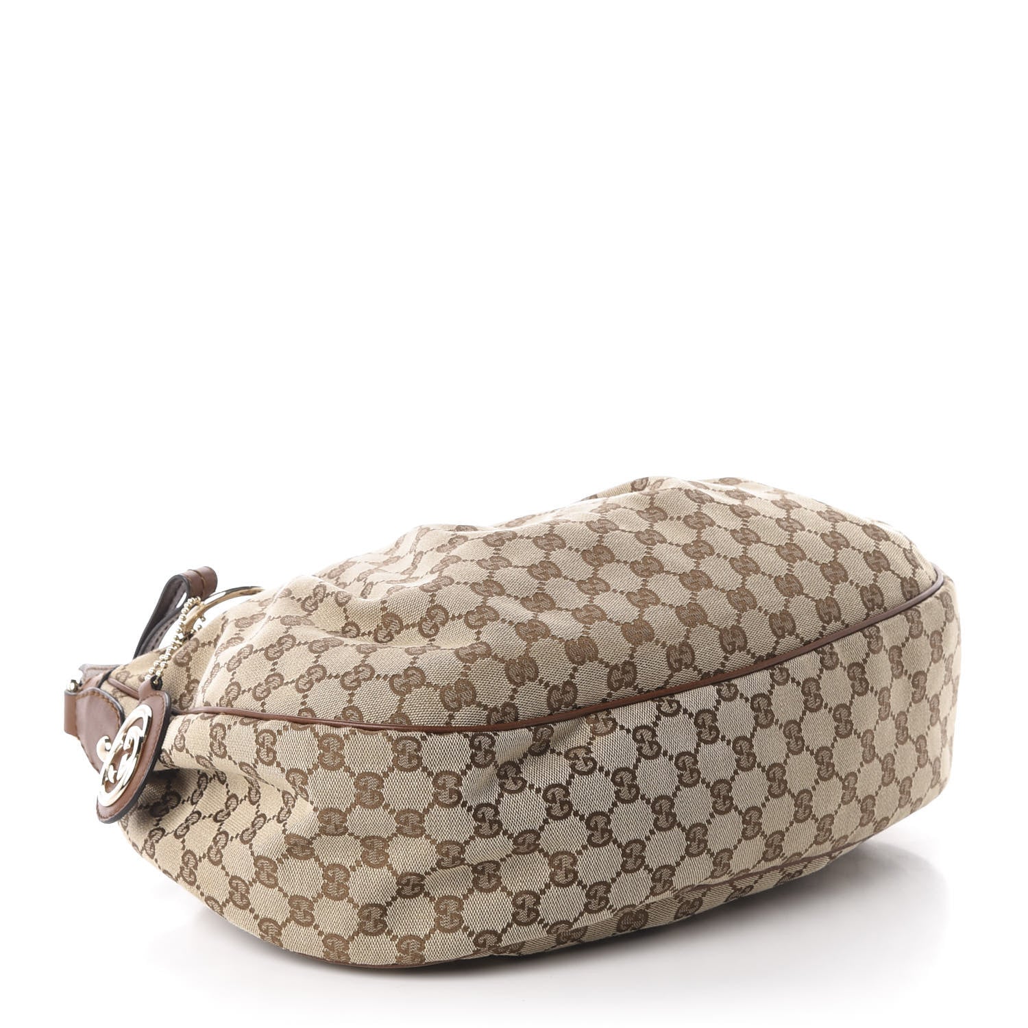 Gucci Monogram Medium Sukey Hobo Brown 5 of 11
