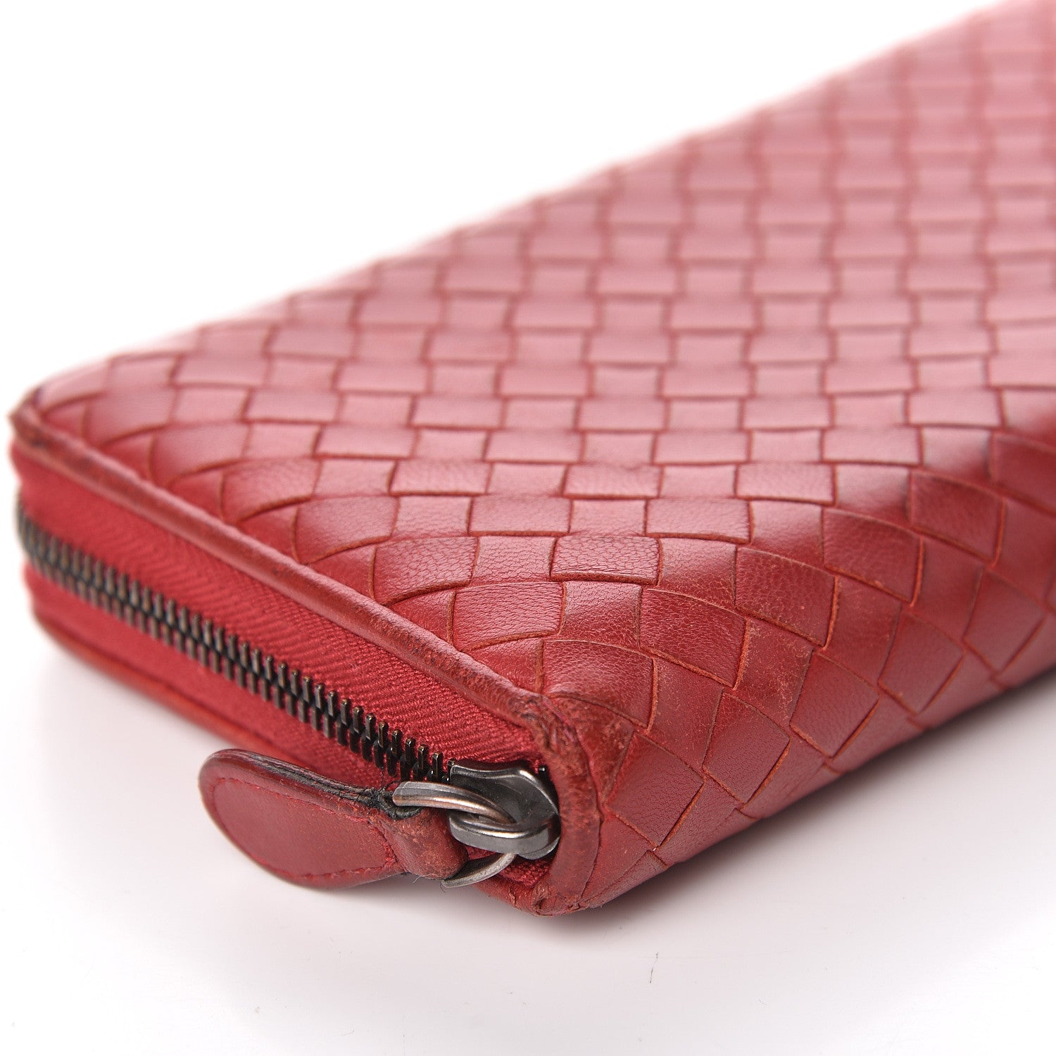 Bottega Veneta Nappa Intrecciato Zip Around Wallet 7 of 16