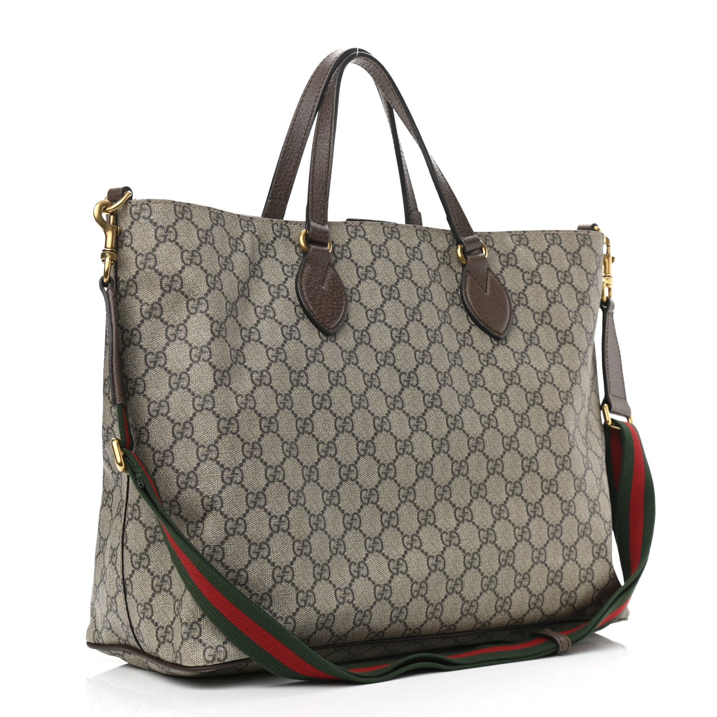 Soft GG Supreme Monogram Courrier Medium Crossbody Tote Beige New Acero