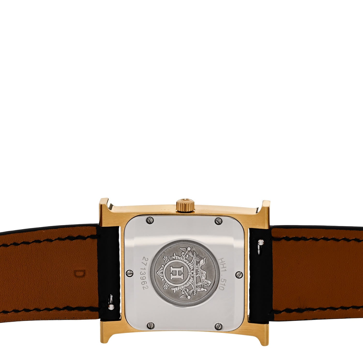 Hermes Stainless Steel Epsom 26mm Heure H Hour Quartz Watch Noir 4 of 4