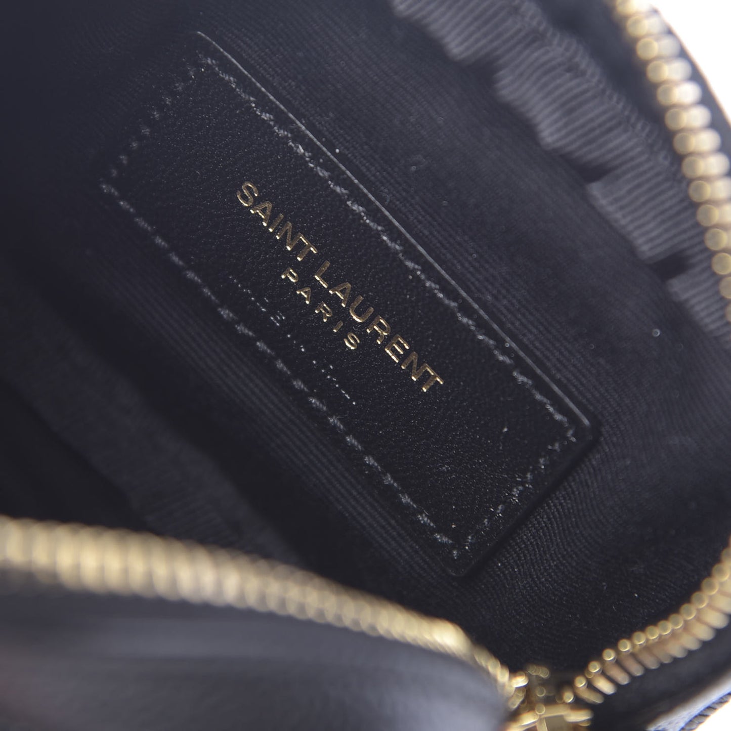 Grain De Poudre Matelasse Monogram Baby Lou Camera Bag Black