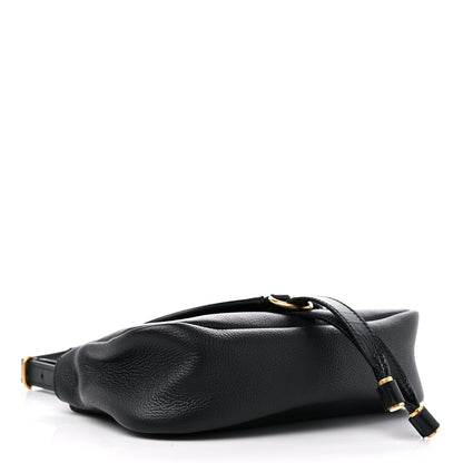 Chloe Shiny Grained Calfskin Marcie Clutch Black 4 of 9