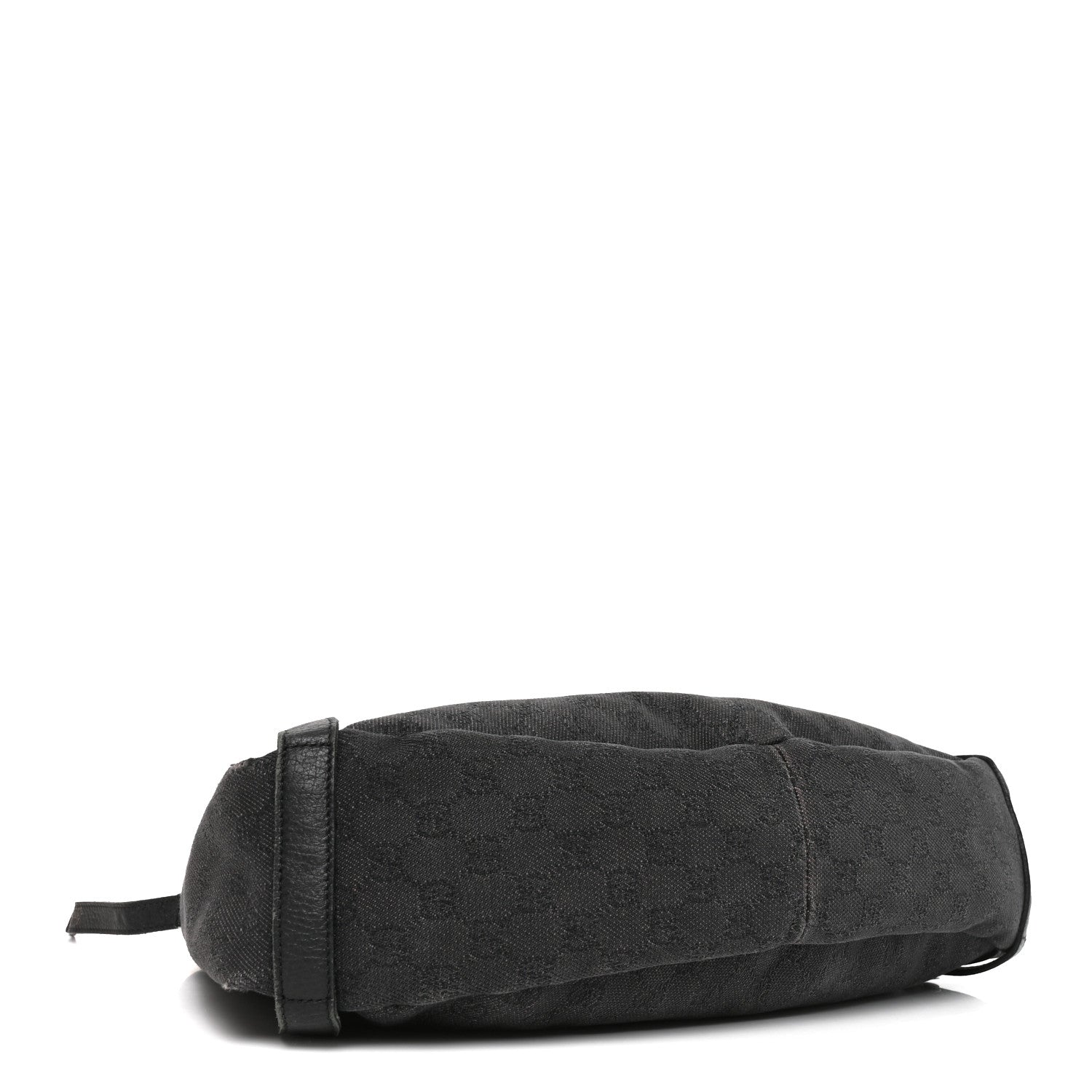 Gucci Monogram Denim Medium Abbey Shoulder Bag Black 4 of 10