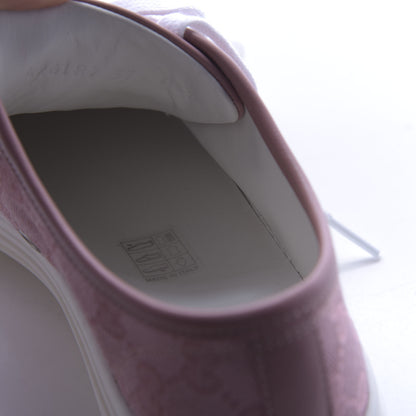 Gucci GG Monogram Calfskin Womens Low Top Sneakers 37 Pink Soft Pink 10 of 13