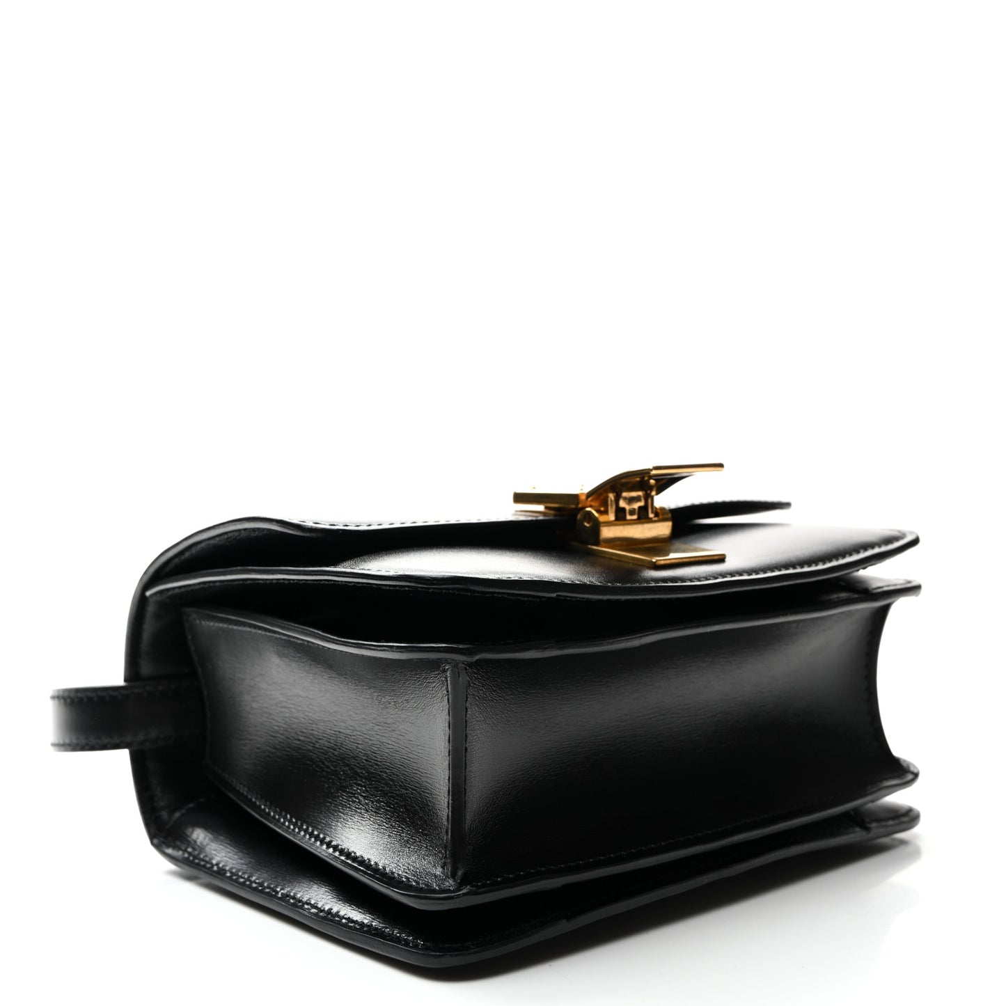 Box Calfskin Small Classic Box Flap Bag Black