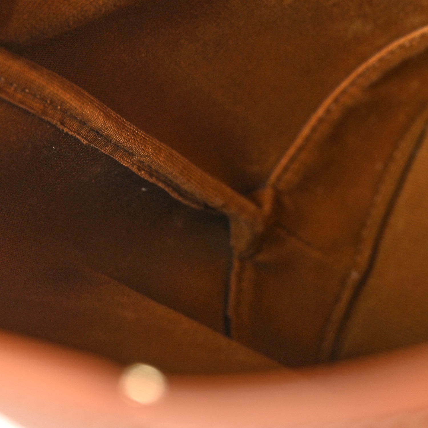 Celine Triomphe Canvas Calfskin Small Bucket Bag Tan 11 of 11