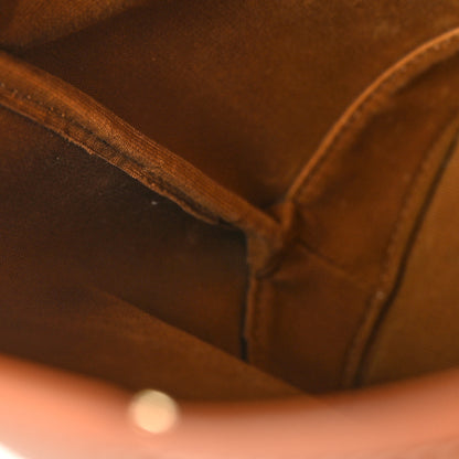 Celine Triomphe Canvas Calfskin Small Bucket Bag Tan 11 of 11