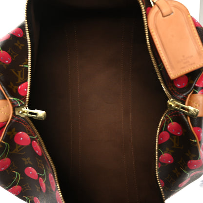 Louis Vuitton Monogram Cerises Keepall 45 10 of 21