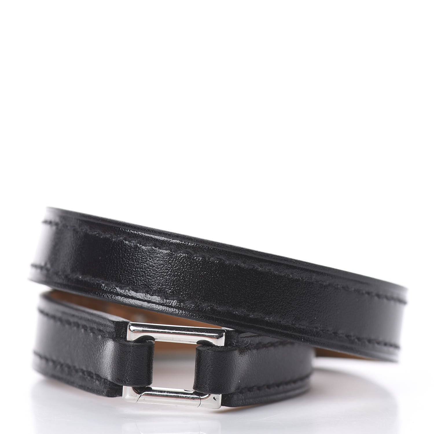 Hermes Box Rivale Double Tour Bracele T1 Black 2 of 3