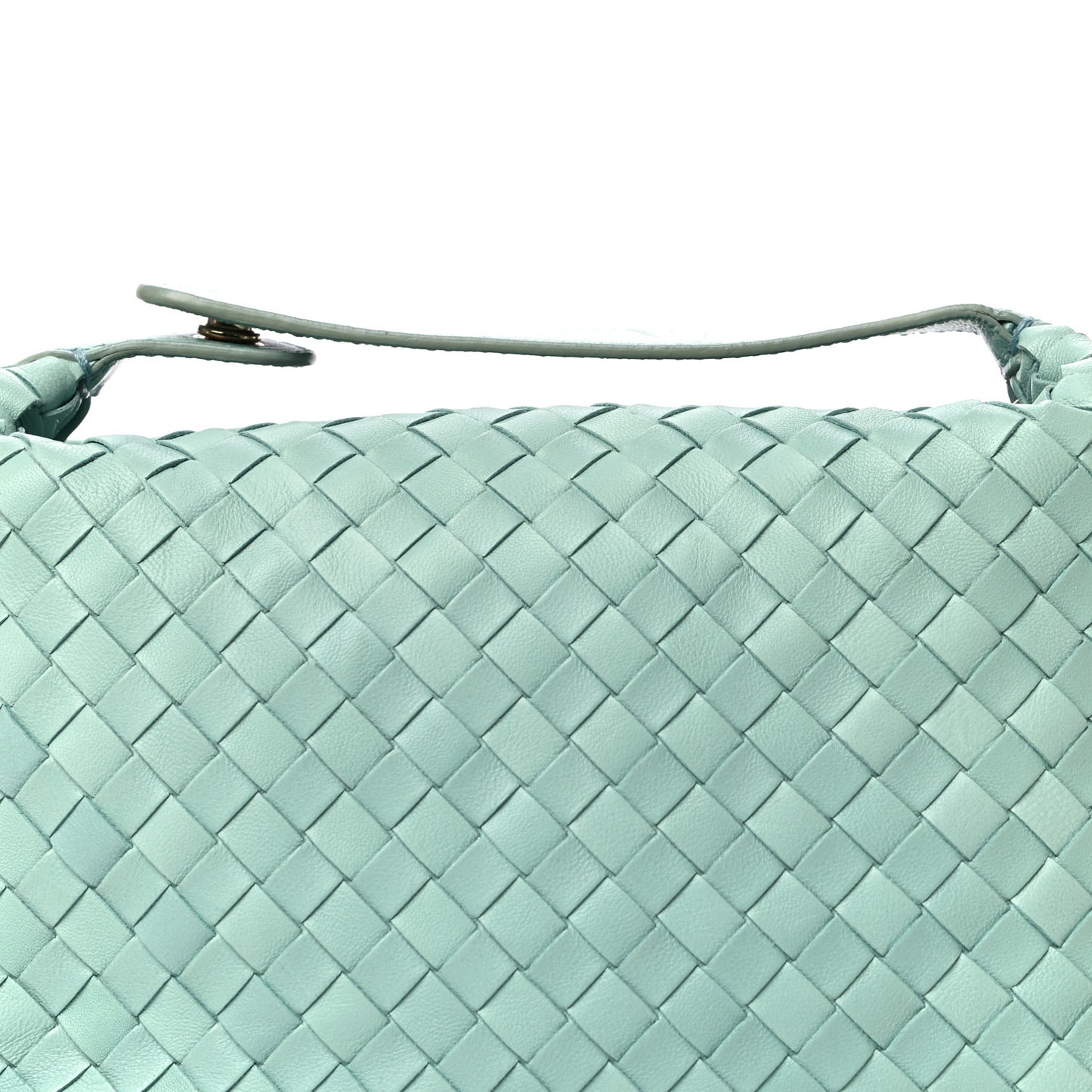 Nappa Intrecciato Large Cosmetic Case Green