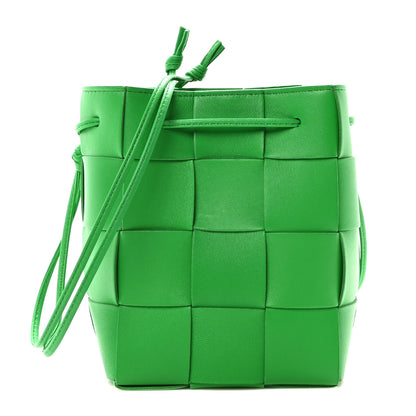 Bottega Veneta Nappa Maxi Intrecciato Small Cassette Bucket Bag Parakeet 1 of 9
