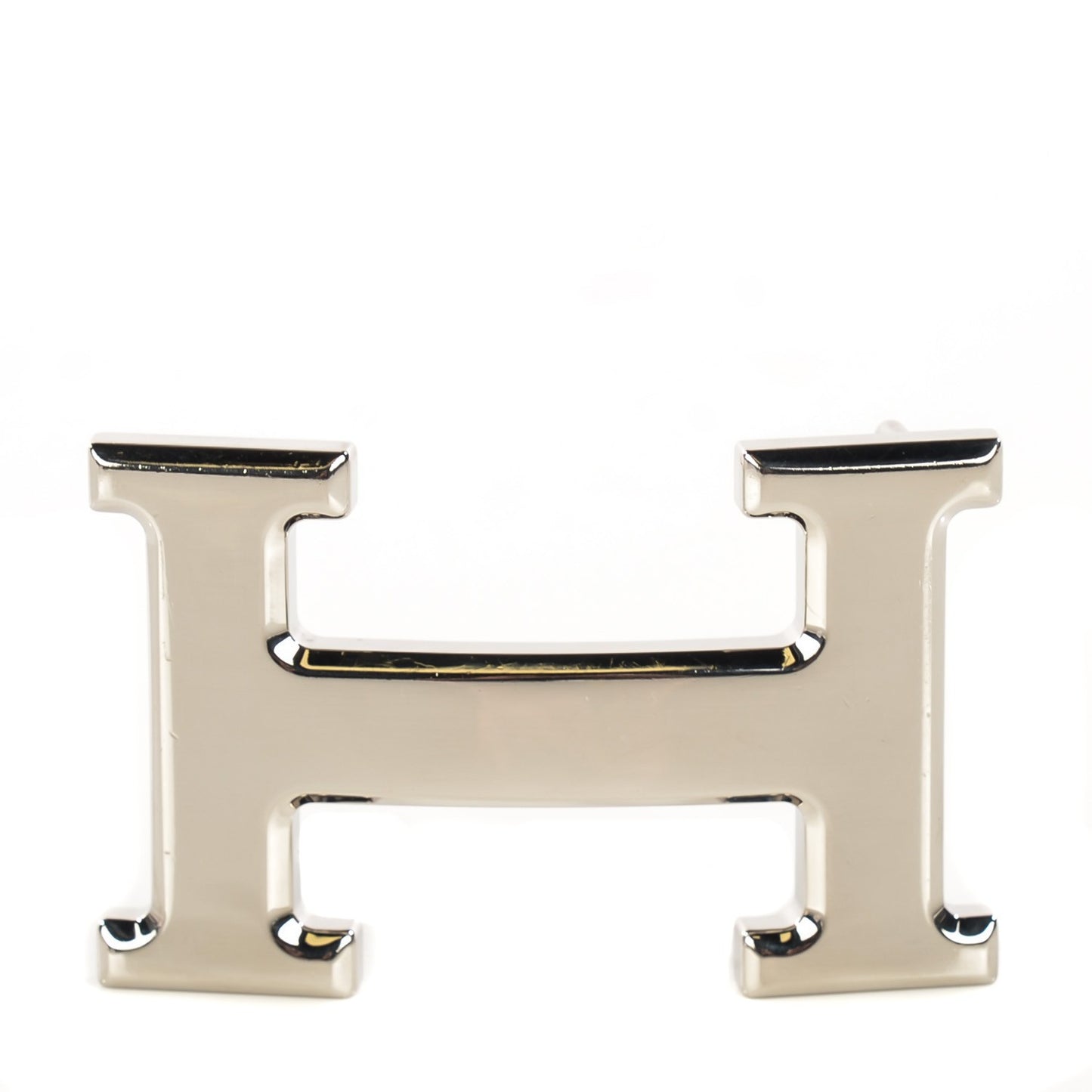 Polished Palladium 32mm H Belt Buckle