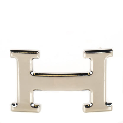 Hermes Polished Palladium 32mm H Belt Buckle 1 of 4