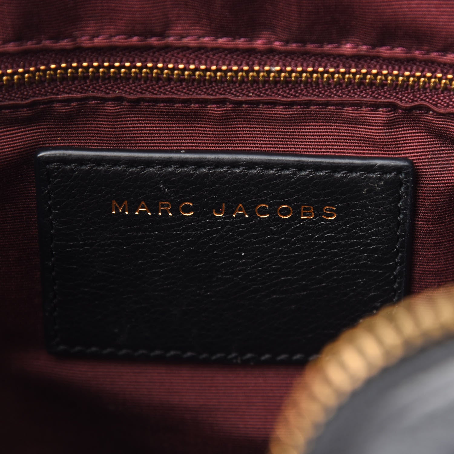 Marc Jacobs Calfskin Recruit Bauletto Satchel Tote Bag Black 7 of 13