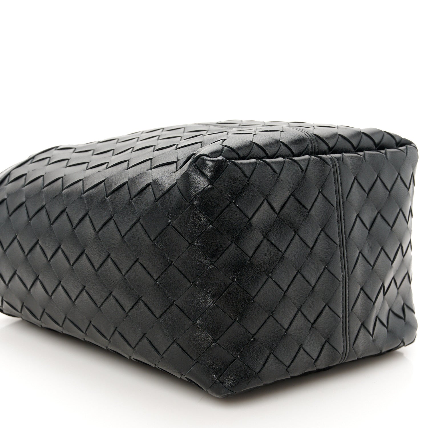 Bottega Veneta Nappa Intrecciato Small Flip Flap Tote Black 9 of 10