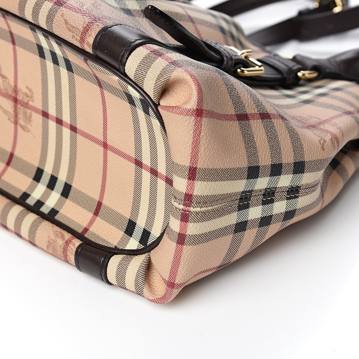 Haymarket Check Small Northfield Tote Chocolate
