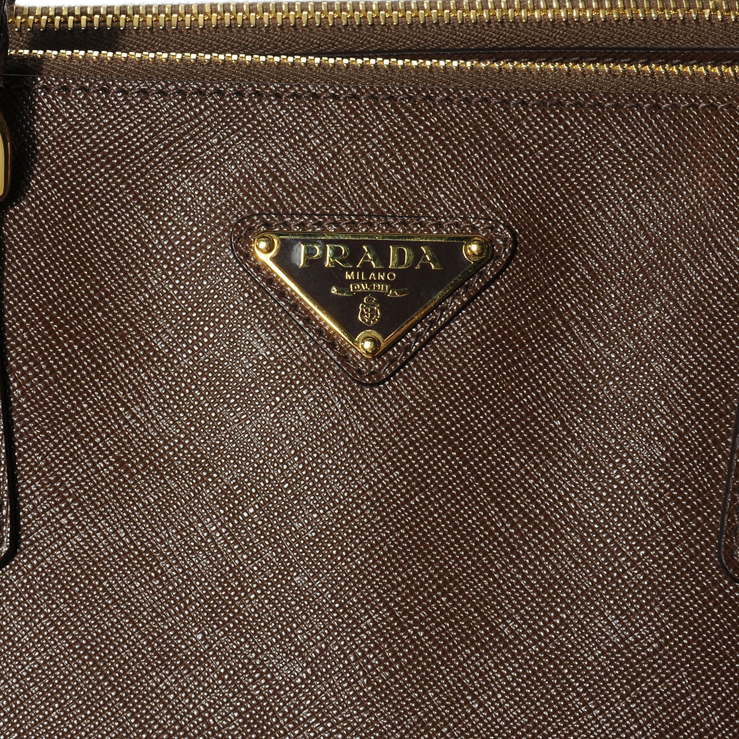 Saffiano Lux Large Tote Cacao