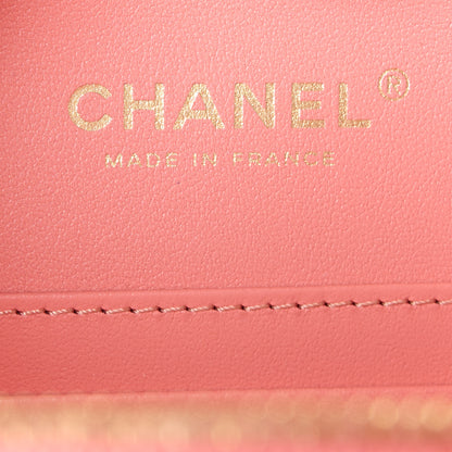 Chanel Lambskin Quilted Top Handle Small Vanity Case Pink 6 of 11