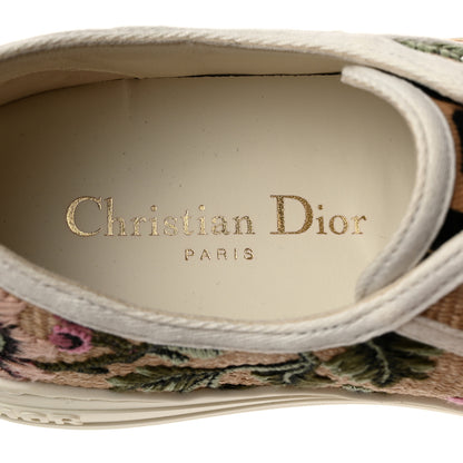 Christian Dior Canvas Rosa Mutabilis Embroidered Womens Walk'N'Dior Low Top Sneakers 37 Multicolor 6 of 8