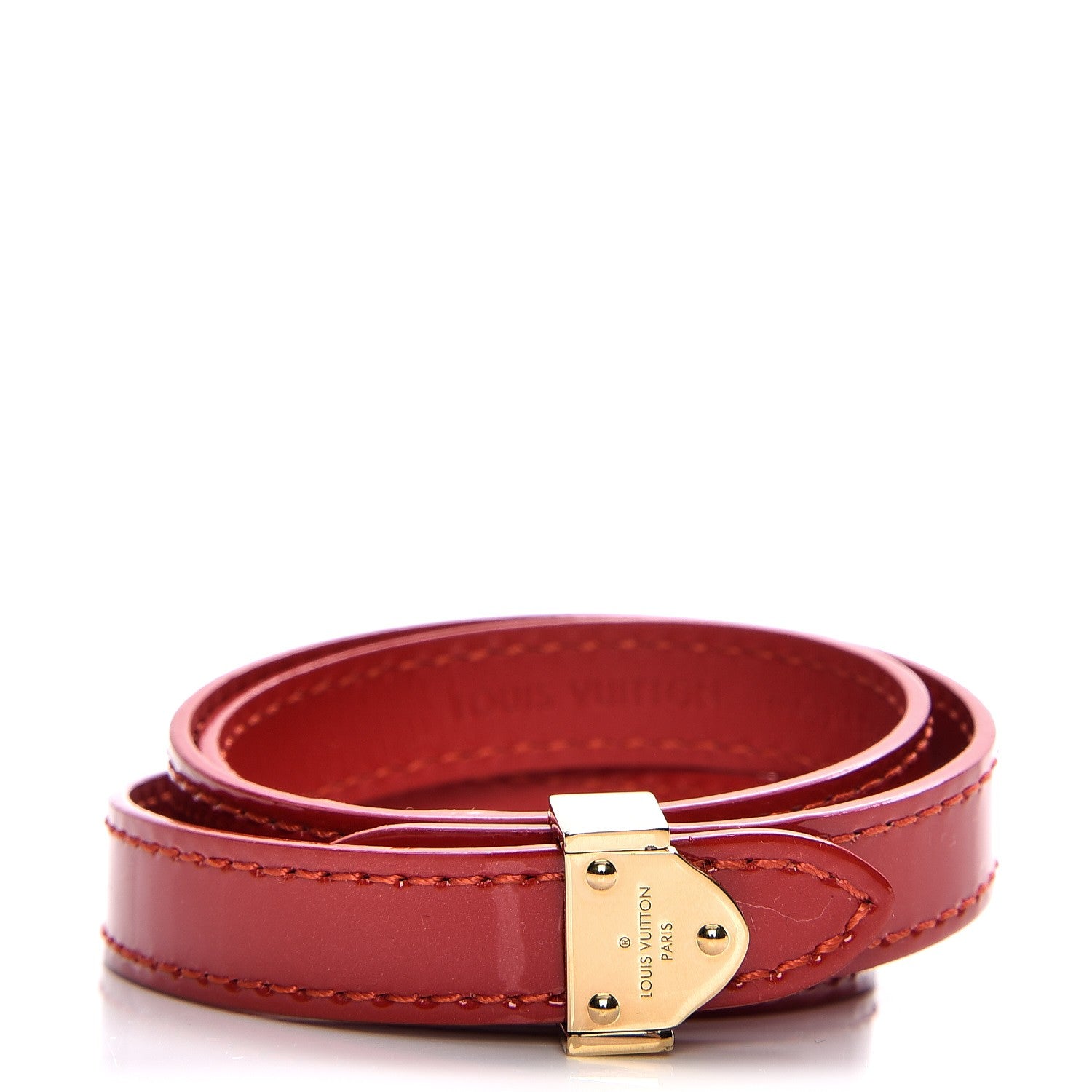 Louis Vuitton Patent Box It Bracelet 17 Red 1 of 7