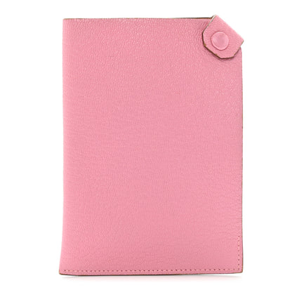 Hermes Chevre Mysore Tarmac PM Passport Holder Rose Confetti 1 of 10