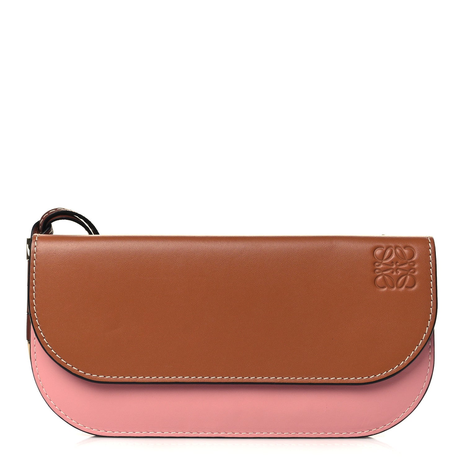 Loewe Smooth Calfskin Gate Continental Wallet Pastel Pink Tan 1 of 6