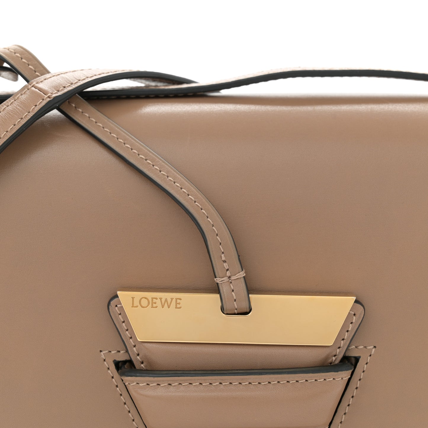 Calfskin Medium Barcelona Shoulder Bag Mink