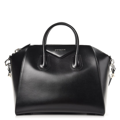 Givenchy Shiny Lord Calfskin Medium Antigona Black 1 of 9