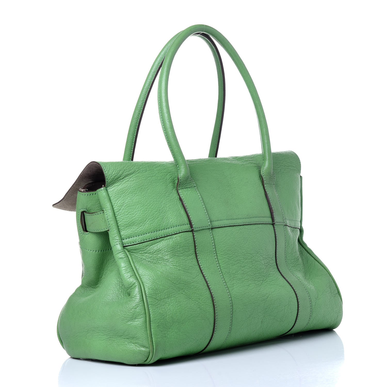 Mulberry Goatskin Bayswater Grass Green 3 of 13