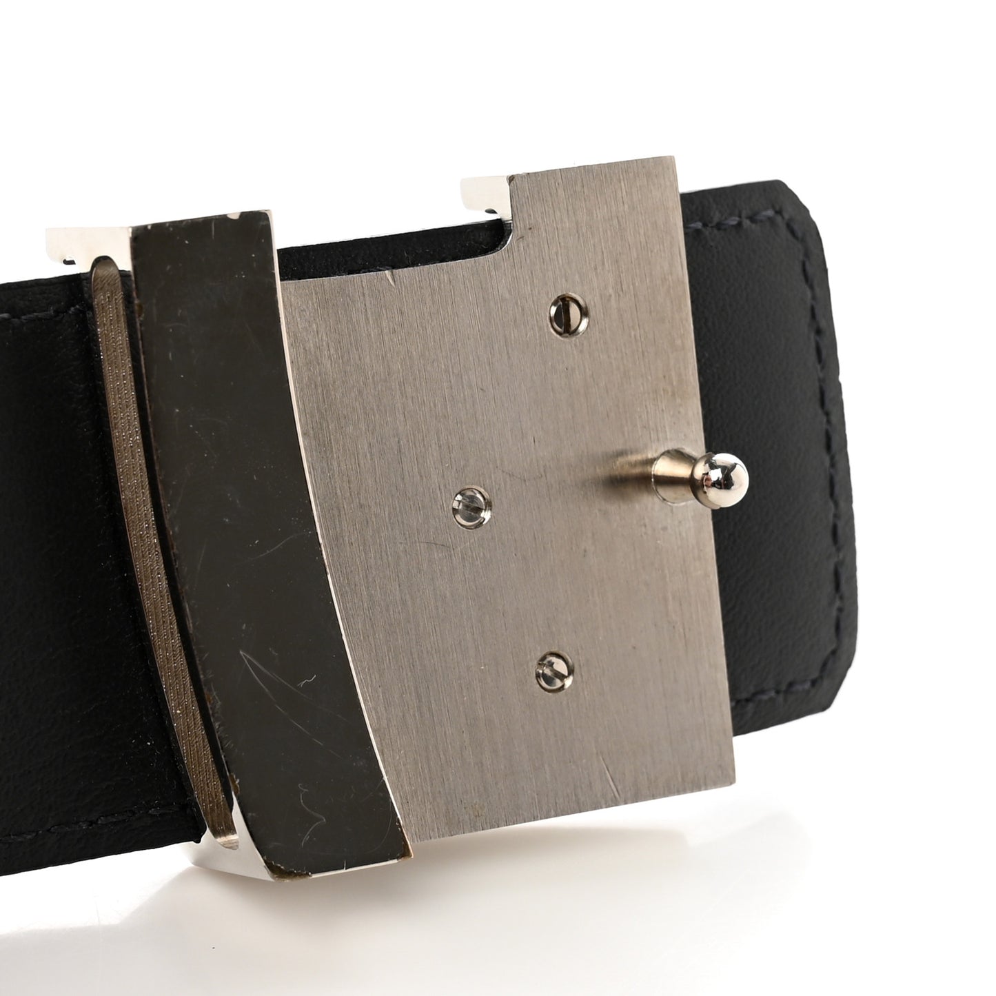 Damier Cobalt Calfskin 40mm LV Initiales Reversible Belt 95 38