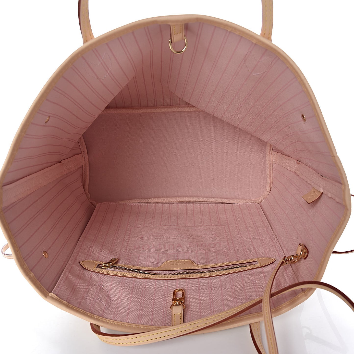 Damier Azur Neo Neverfull MM Rose Ballerine