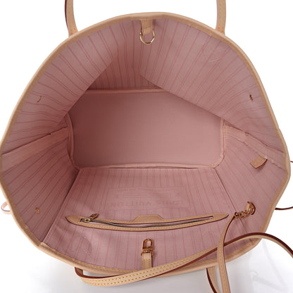 Louis Vuitton Damier Azur Neo Neverfull MM Rose Ballerine 6 of 12