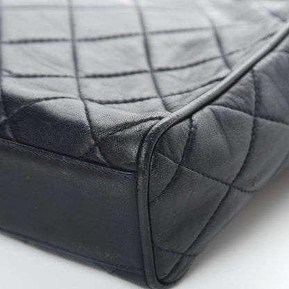 Chanel Lambskin Quilted CC Shoulder Bag Navy 12 of 19