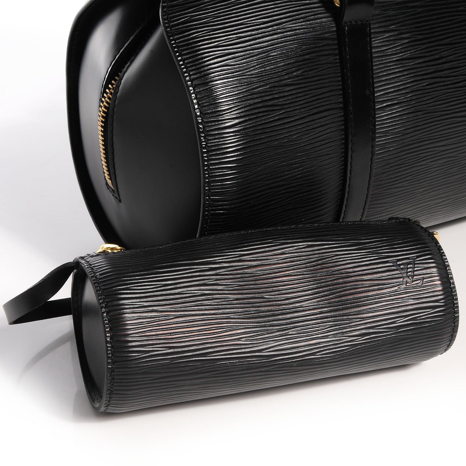 Louis Vuitton Epi Soufflot Black 4 of 8