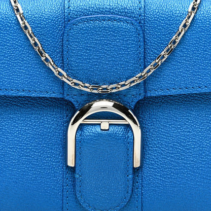 Delvaux Metallic Rodeo Calfskin Brillant Wallet On Chain Satin Electric 7 of 9