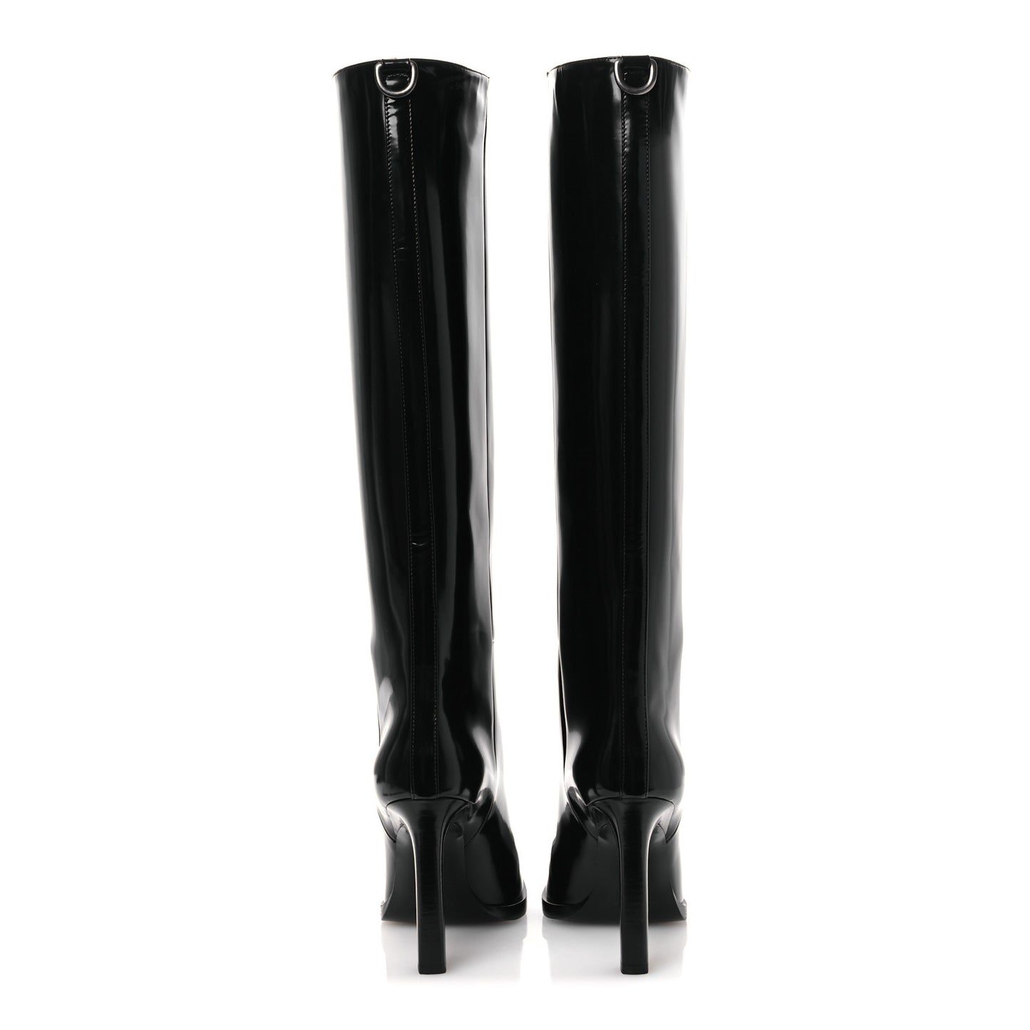 Vitello Marilyn Nina 95 Knee High Boots 38.5 Black