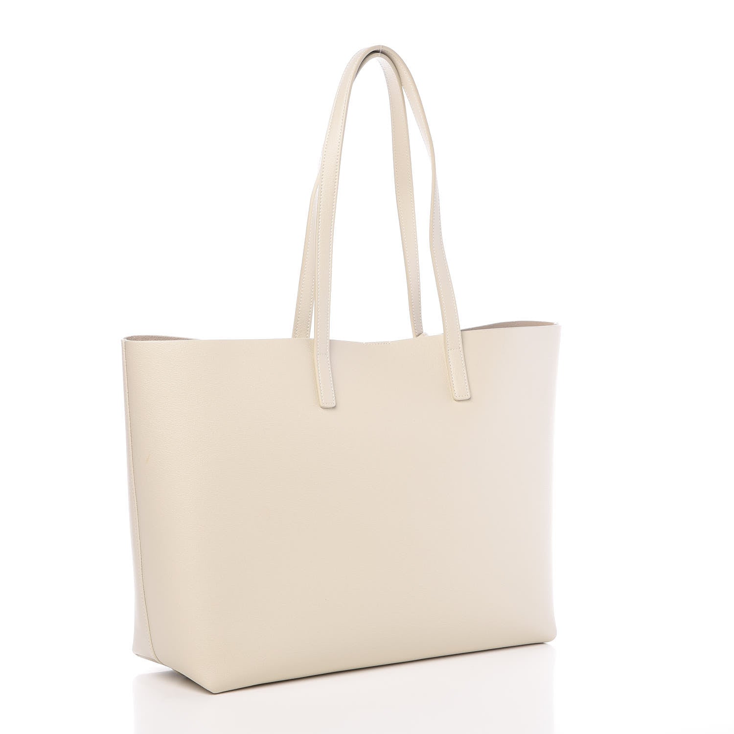 Saint Laurent Calfskin Large Shopping Tote Crema Soft 4 of 10