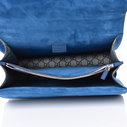 Gucci GG Supreme Monogram Blooms Medium Dionysus Shoulder Bag Beige Navy Vintage Blue 5 of 9