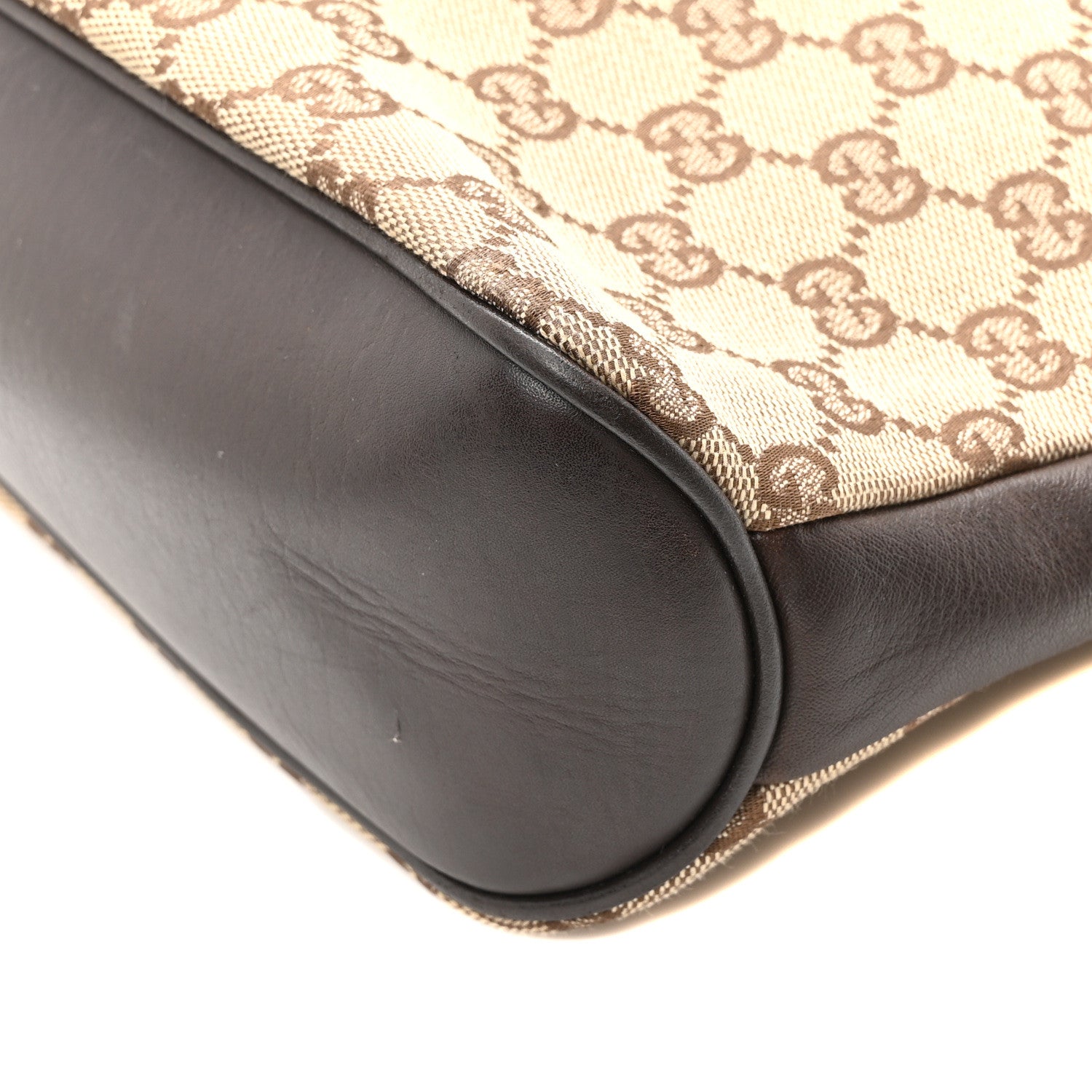 Gucci Monogram Braided Shoulder Bag Brown 10 of 10